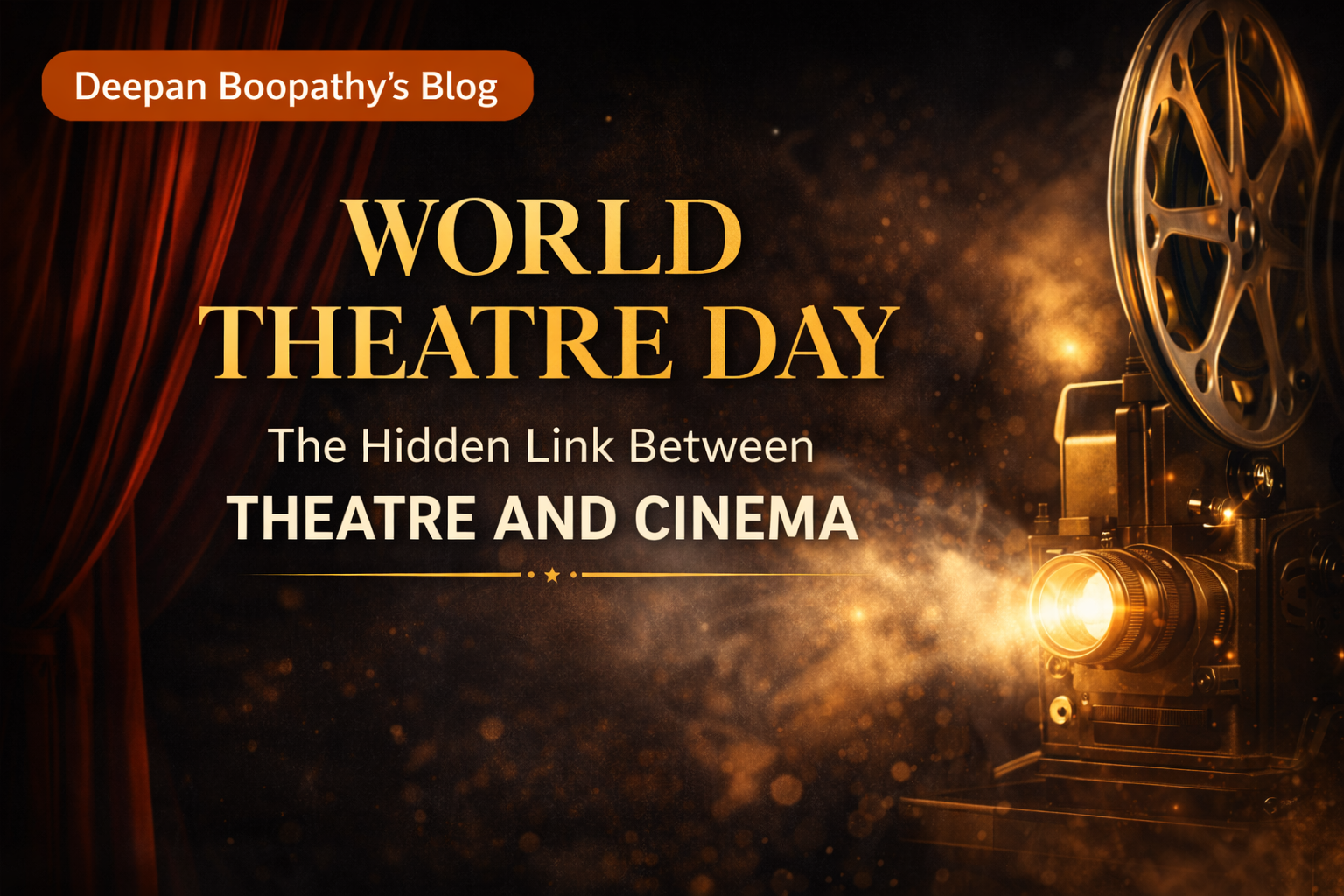 World Theatre Day – The Hidden Link Between Theatre and Cinema