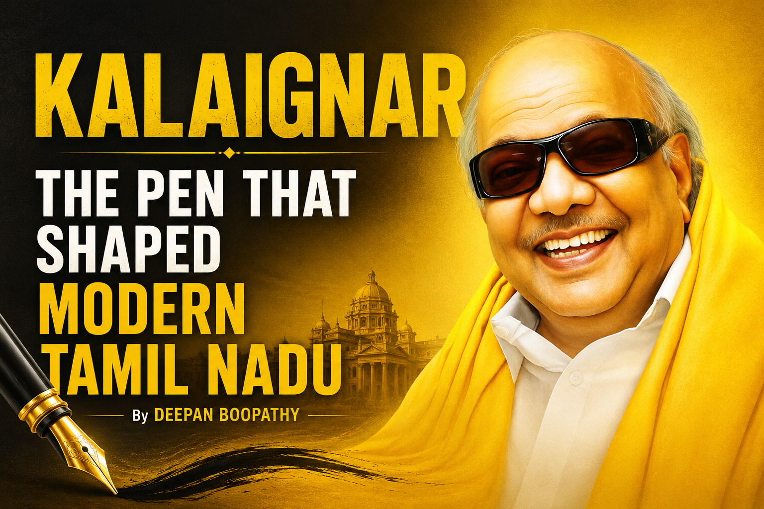 Kalaignar – The Pen That Shaped Modern Tamil Nadu